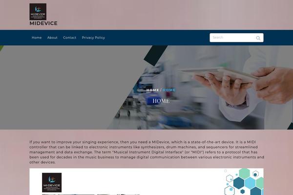 midevice.org site used Medical-care