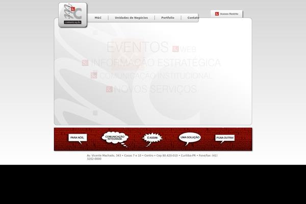 Mc theme site design template sample