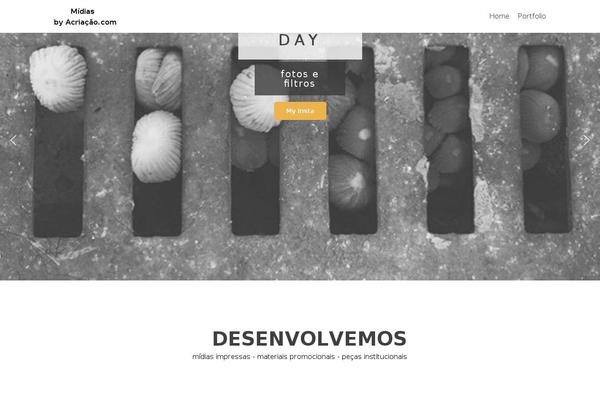 iPin theme site design template sample