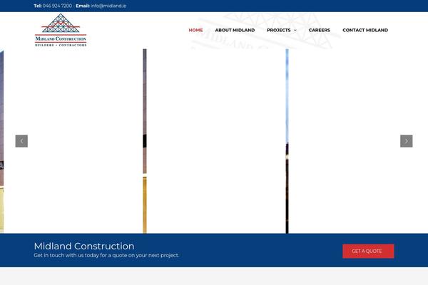 TheBuilt theme site design template sample