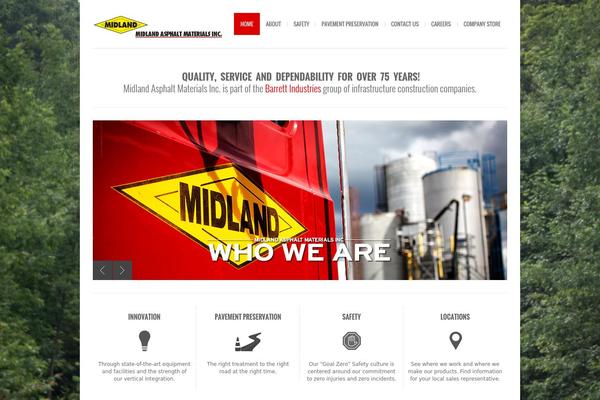 Bigbang theme site design template sample