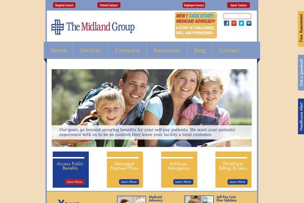 Midland theme site design template sample