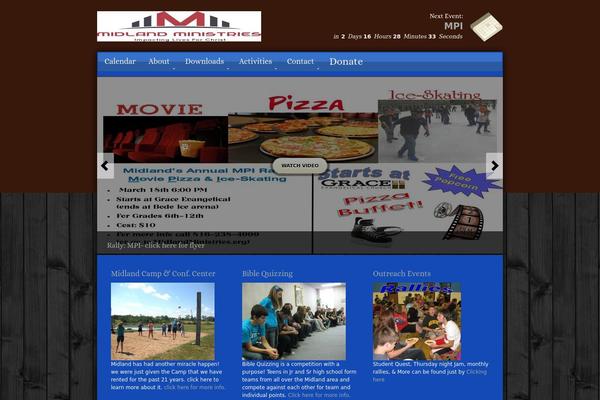 Born theme site design template sample