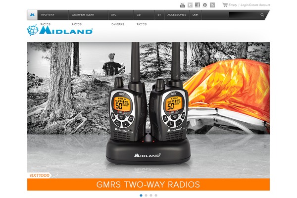 midland theme websites examples