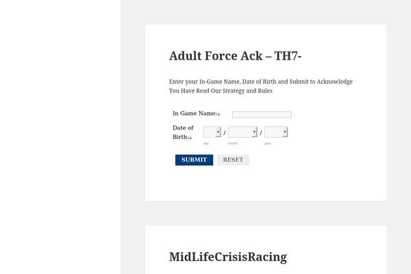 Site using Form Maker plugin