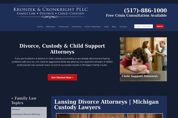 BlankSlate theme site design template sample