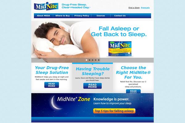 midnitesleep.ca site used Wb