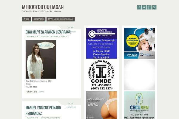 Parabola theme site design template sample