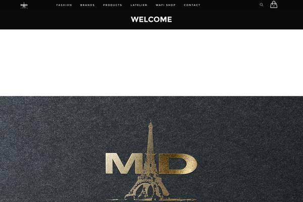 Dynamic theme site design template sample