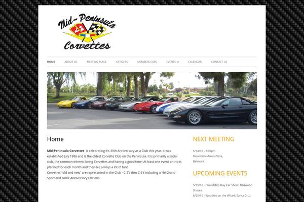 Site using WordPress Event Calendar plugin