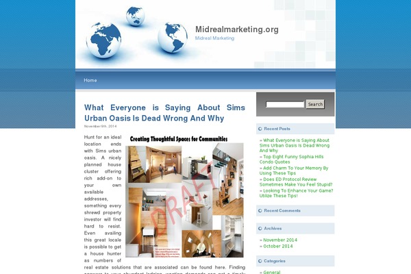 LiasBlueWorld theme site design template sample