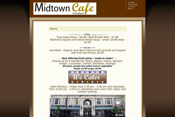 midtowncafenh.com site used Blend