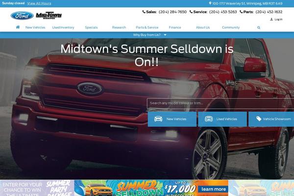 Dealer Inspire common theme site design template sample