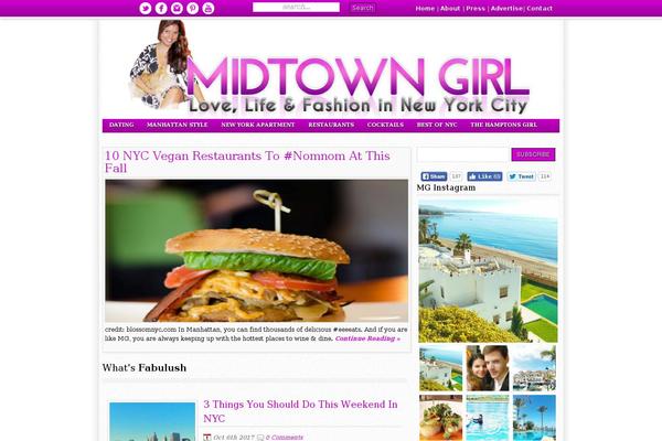 Write-blog theme site design template sample