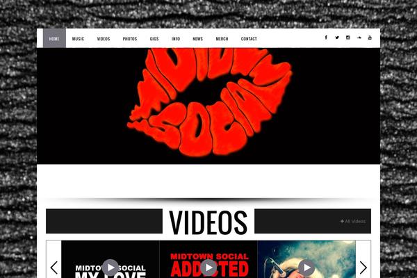 IronBand theme site design template sample