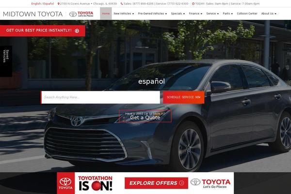 Dealer Inspire theme site design template sample