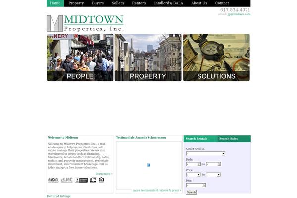 Midtown theme site design template sample