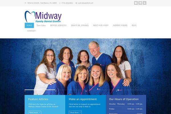 MediCenter theme site design template sample