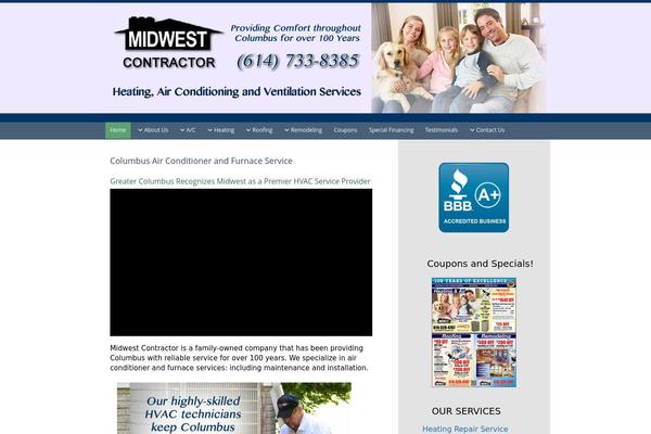 Graphene theme site design template sample