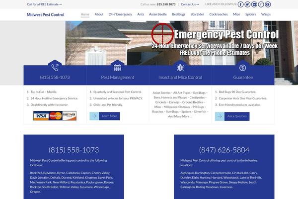 Auto Repair theme site design template sample