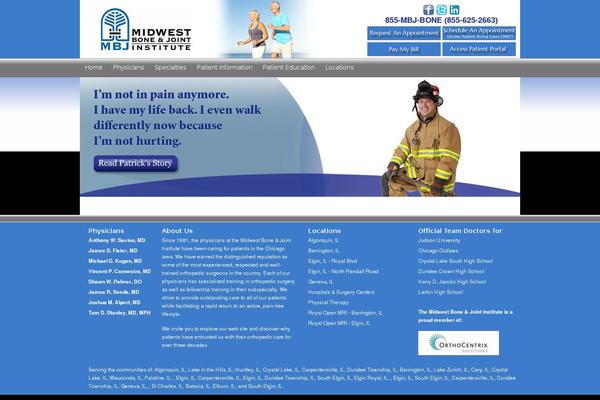 midwestbonejoint.com site used Voxmdtheme