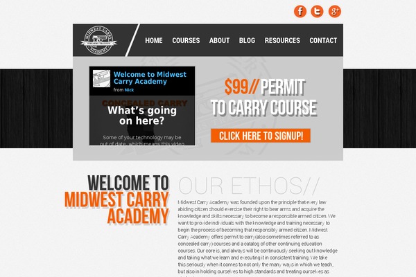 midwestcarryacademy.com site used Mca