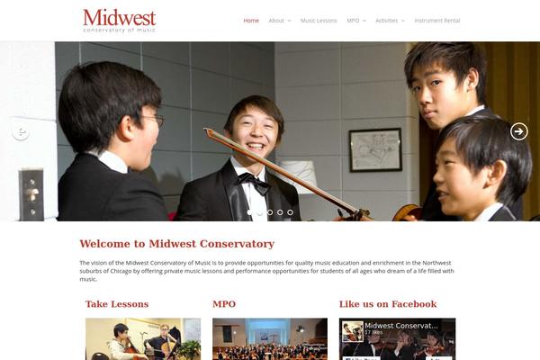 Midwest theme site design template sample