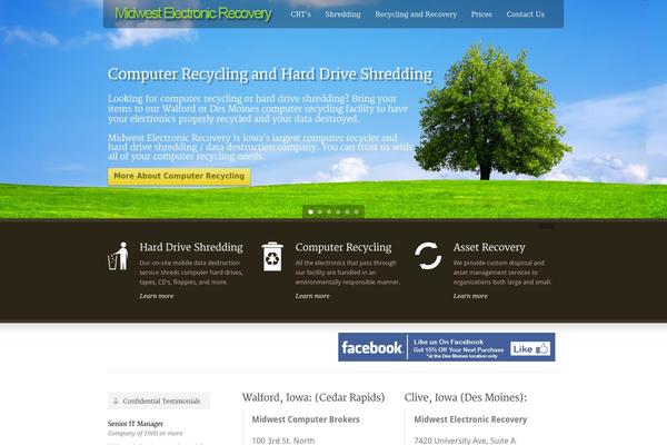 Green Earth theme site design template sample