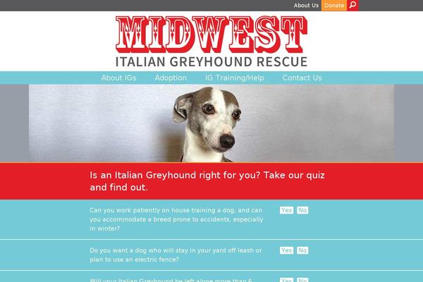 Site using Petfinder Listings plugin