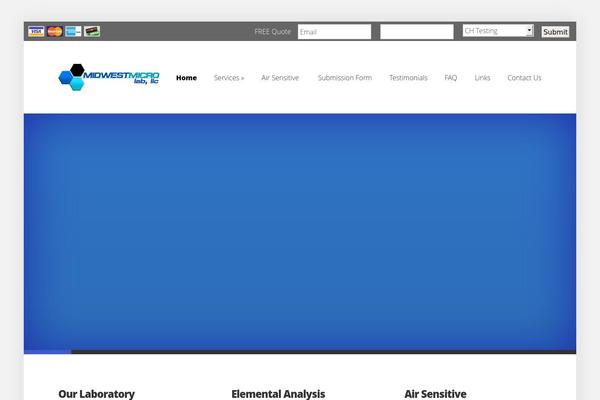 Foxy theme site design template sample