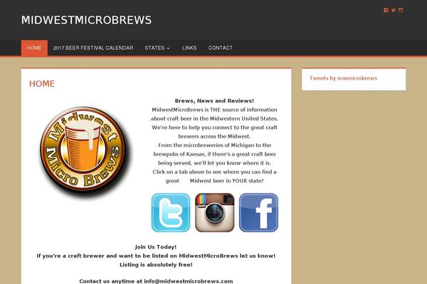 Tortuga theme site design template sample