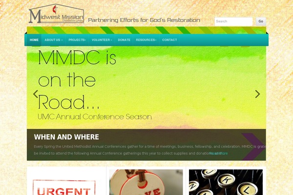 NonProfit theme site design template sample