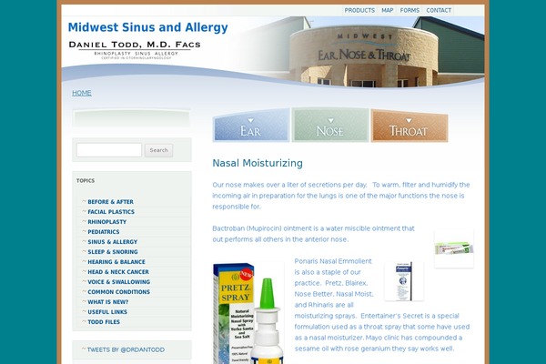 midwestsinus.com site used Midwestent