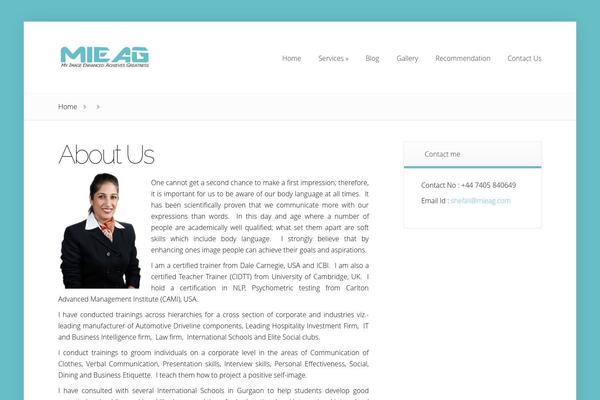 Foxy theme site design template sample