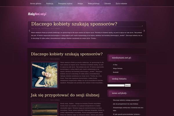Intimate theme site design template sample