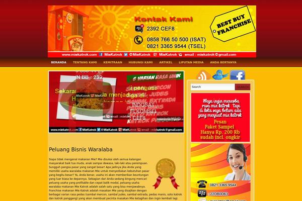 Site using Image slider with description plugin