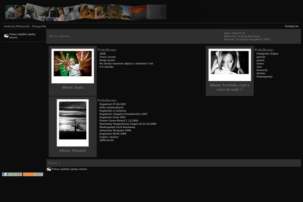 Lensa theme site design template sample
