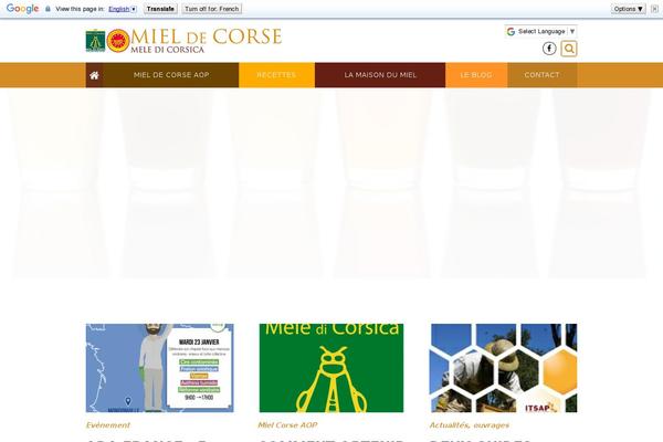 mieldecorse.com site used Chicago