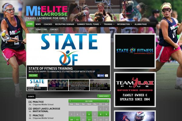 IMPACT theme site design template sample