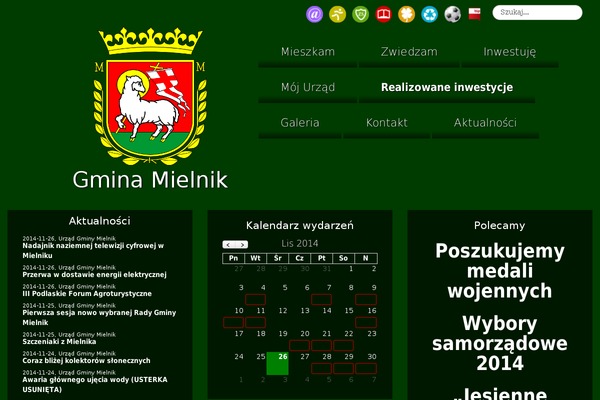 Site using Events-calendar plugin