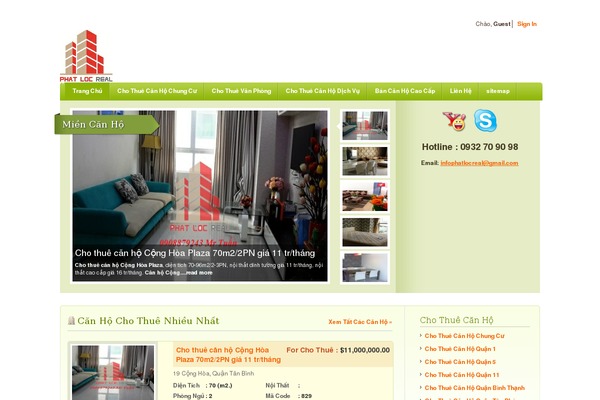RealEstate theme site design template sample