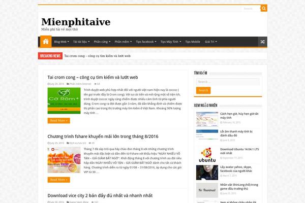 Awakening theme site design template sample