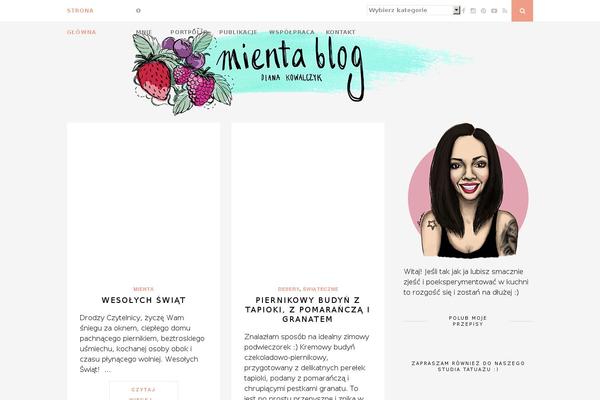 Florence theme site design template sample