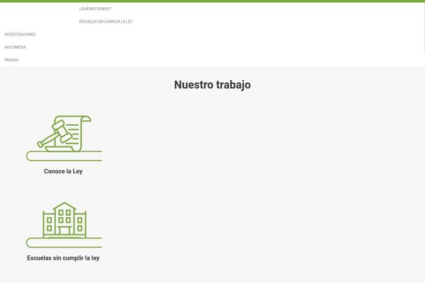 miescuelasaludable.org site used Escuelasaludable-child