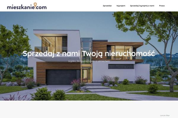 mieszkanie.com site used WP Residence