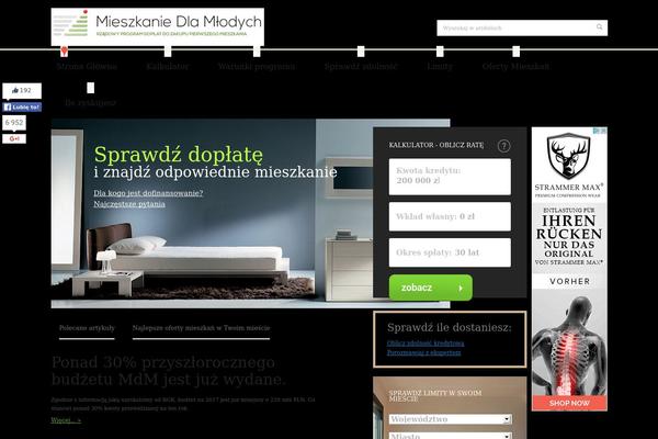 Mdm theme site design template sample