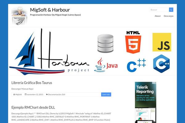 Site using Enlighter - Customizable Syntax Highlighter plugin