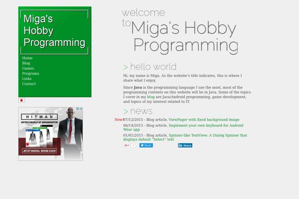 miga theme websites examples