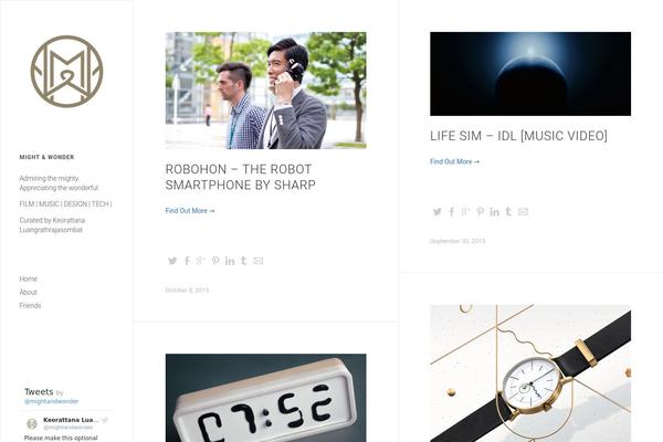 mightandwonder.com site used Oslo