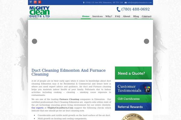 mightycleanducts.com site used Ducts